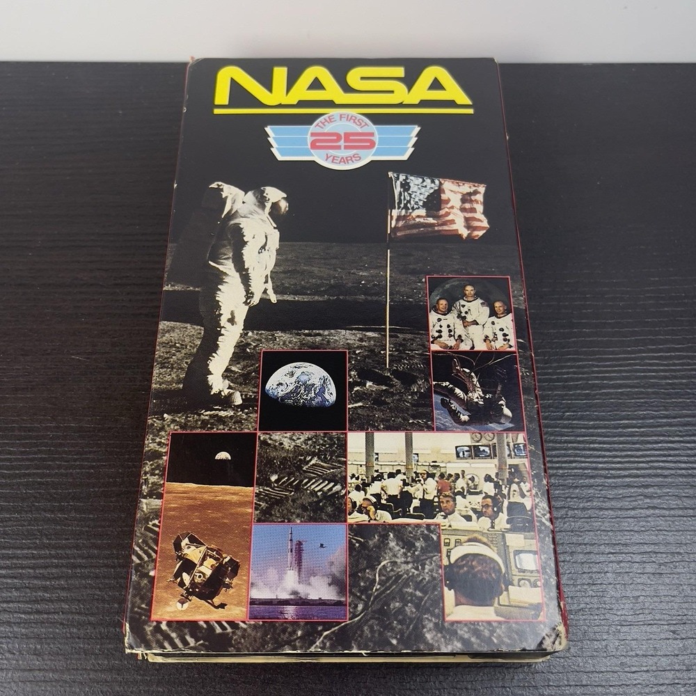 NASA The First 25 Years VHS Video Tape Goodtimes Space Shuttle Moon Landing
